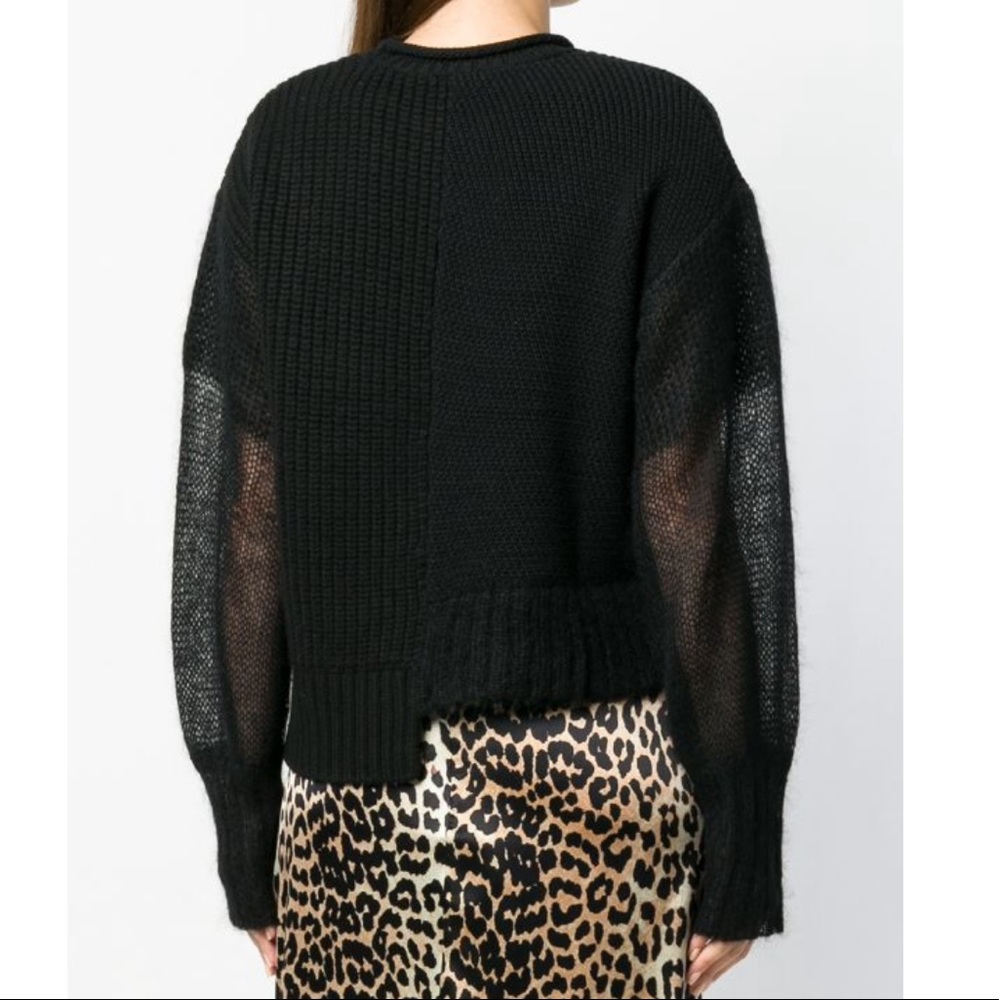 Alexander Wang Wool + Mohair Black Sweater - Picture 4 of 8